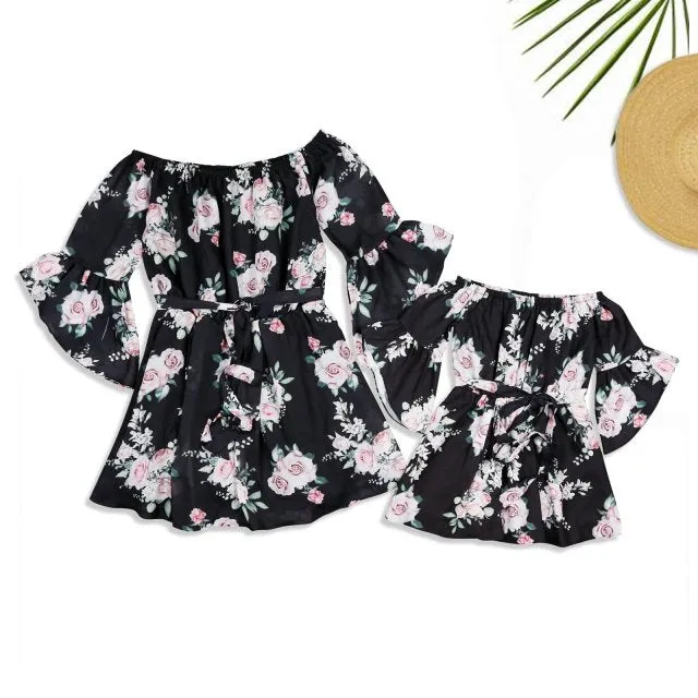 2021 Family Matching Clothes Mother And Daughter Woman Dress