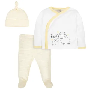 3-Piece Baby Neutral Lamb Take Me Home Set