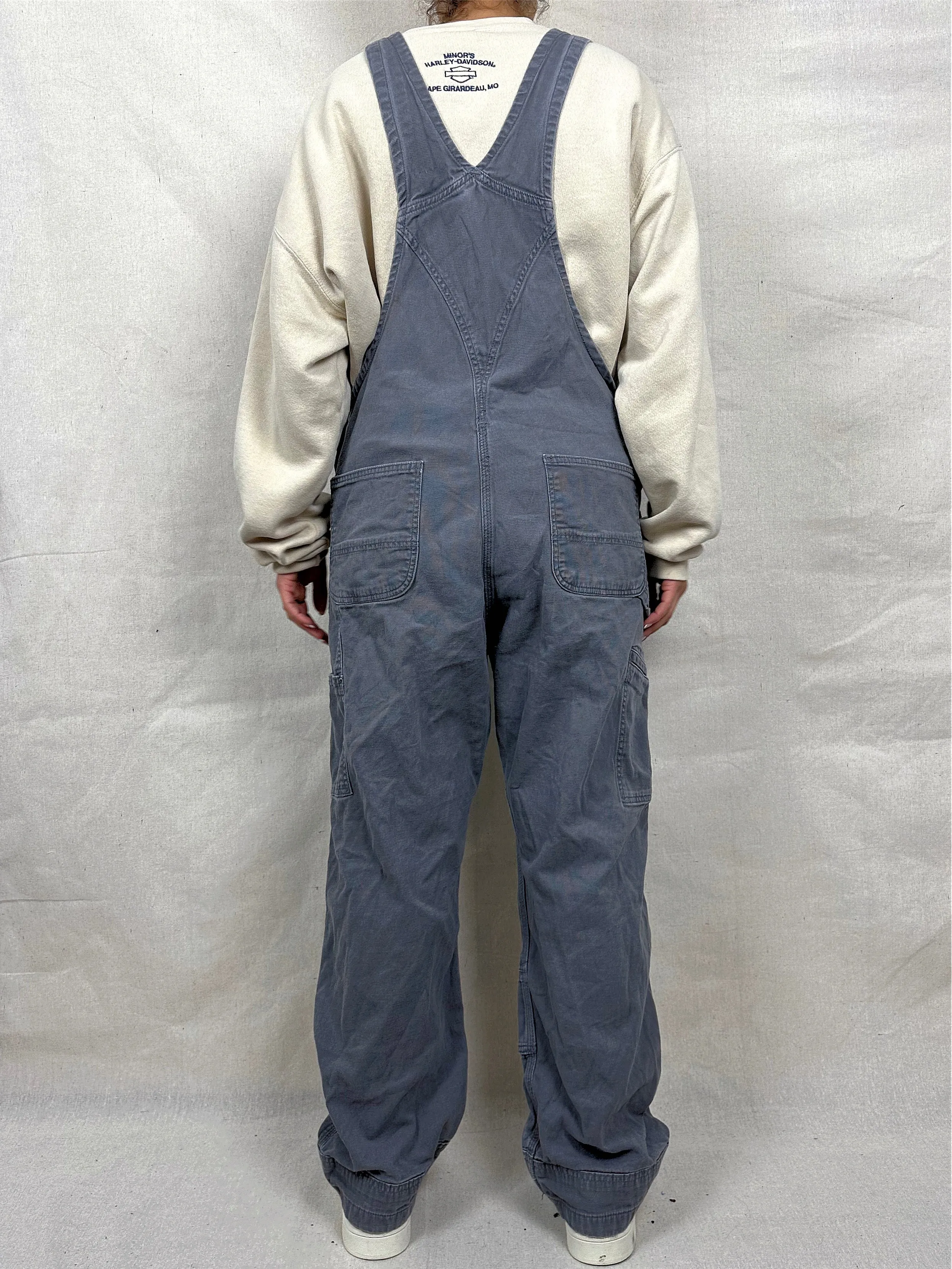 90's Carhartt Heavy Duty Vintage Dungarees/Overalls up to Size 38"