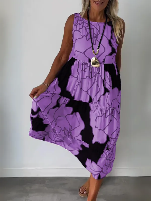 Alina | Fashionable dress with floral print