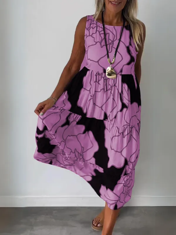 Alina | Fashionable dress with floral print