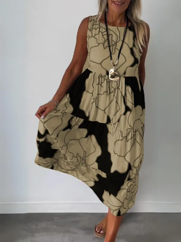 Alina | Fashionable dress with floral print