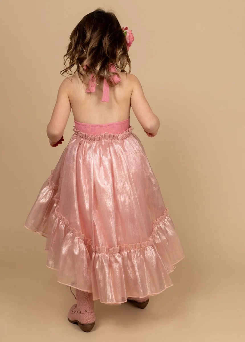 Arlette Dress in Bright Pink