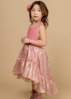 Arlette Dress in Bright Pink