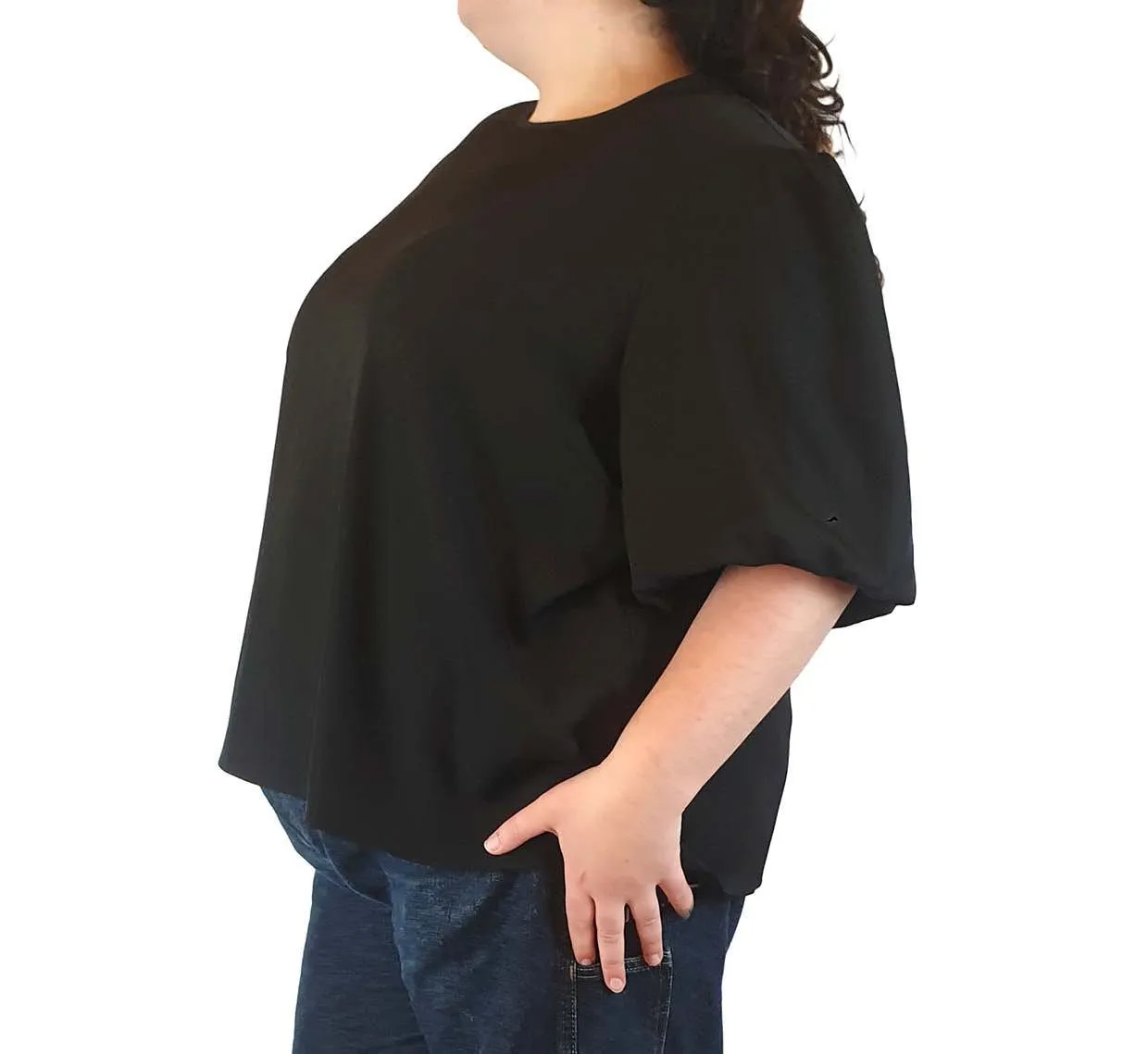 Atmos & Here black elora blouse size 26
