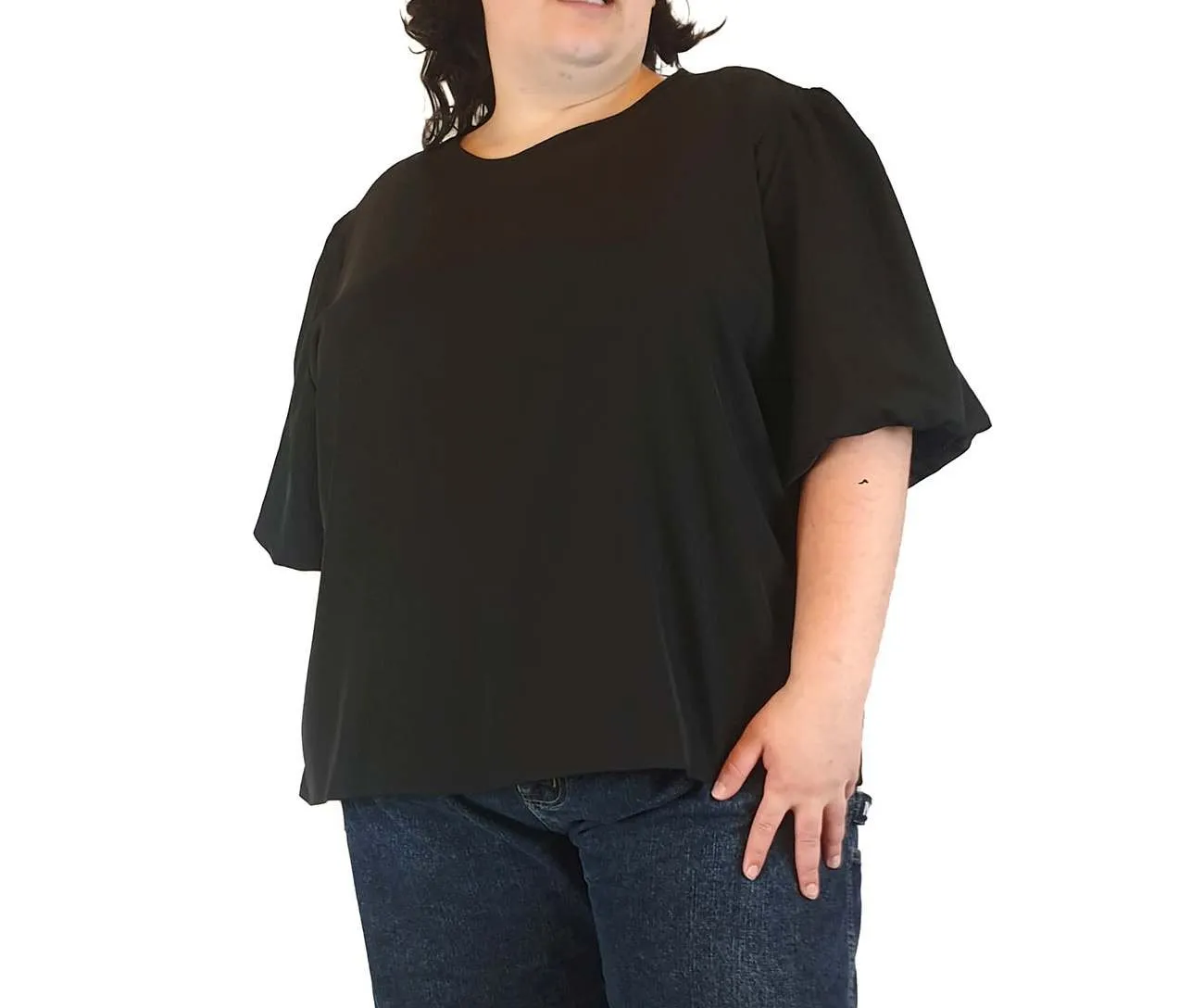 Atmos & Here black elora blouse size 26