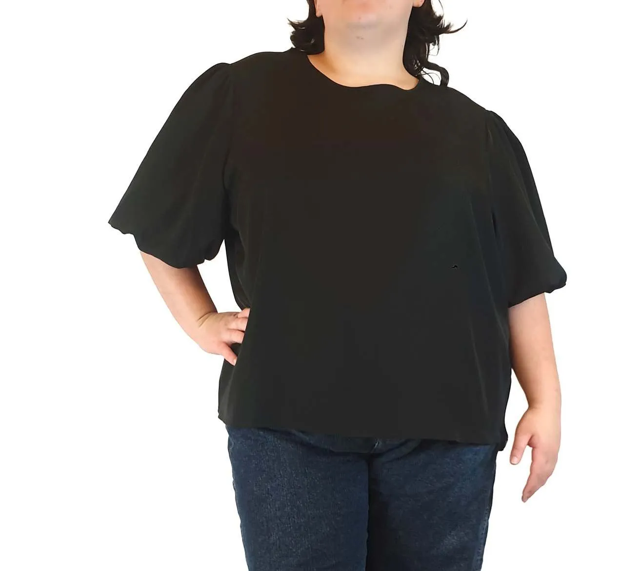 Atmos & Here black elora blouse size 26