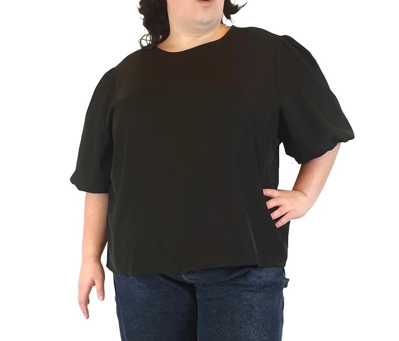 Atmos & Here black elora blouse size 26