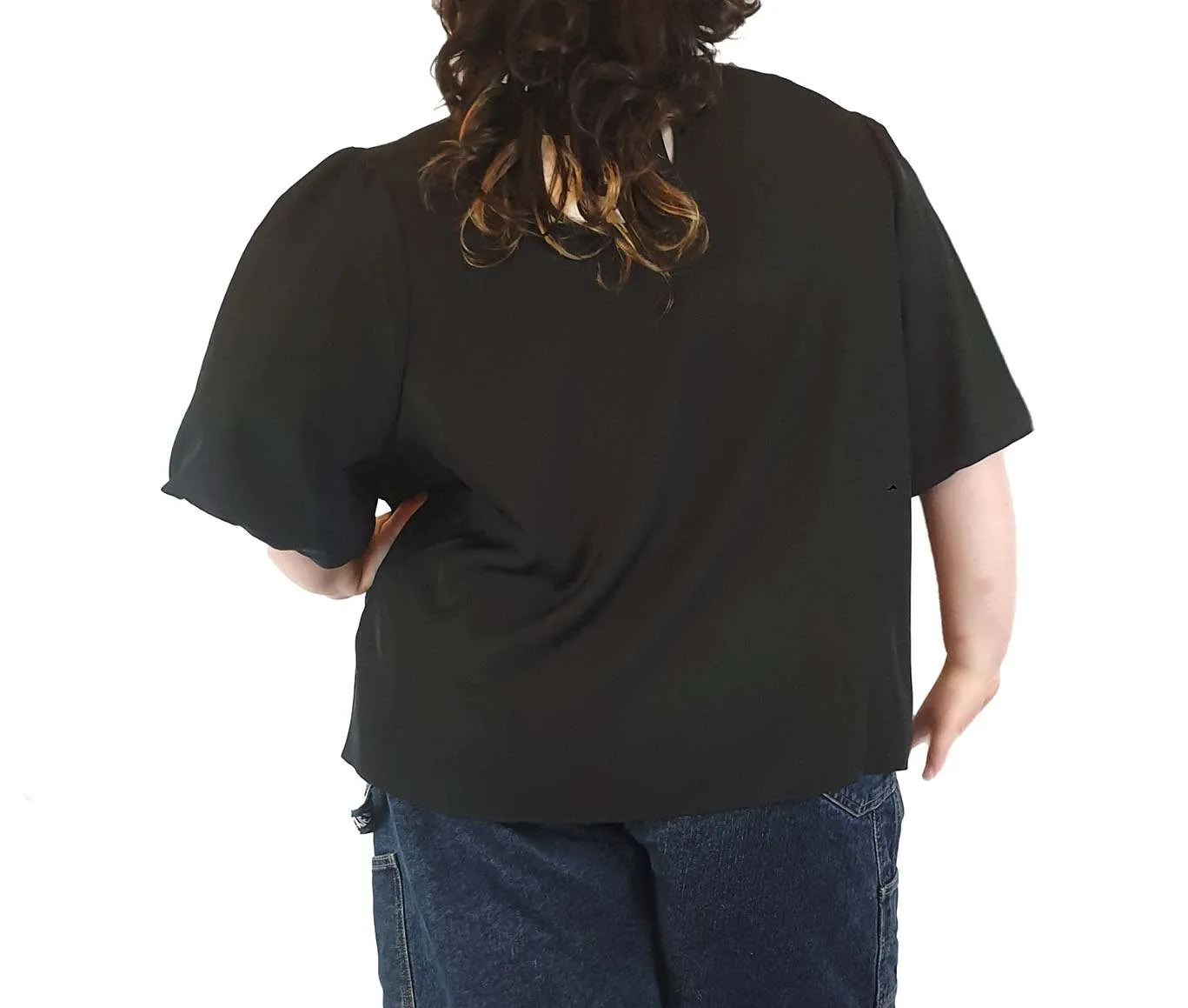 Atmos & Here black elora blouse size 26