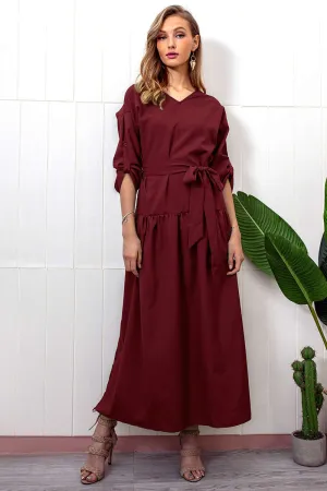 Autumn and Winter New Long-sleeved Dress Long Skirt Women's Clothing