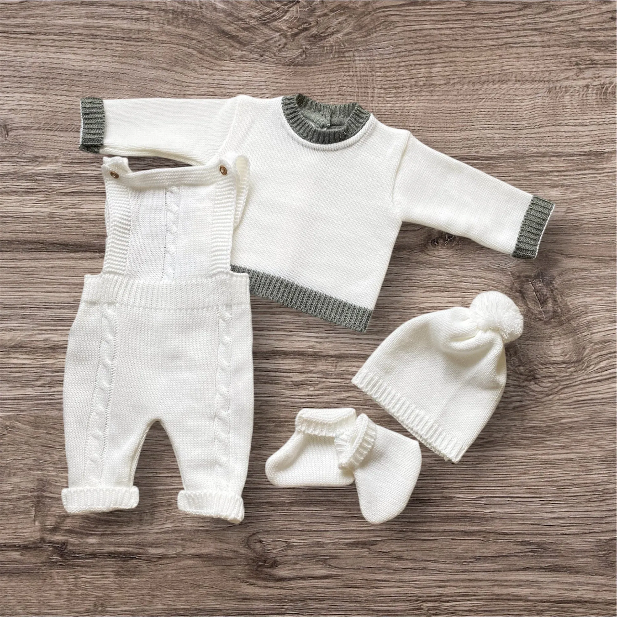 Baby Boys 5pcs Knitted Outfit