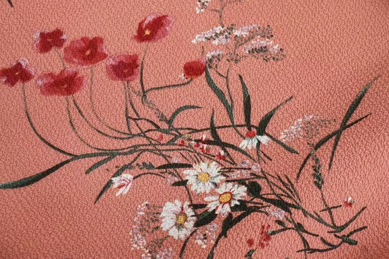 Backless Square Collar Elastic Waist Floral Midi Dresses