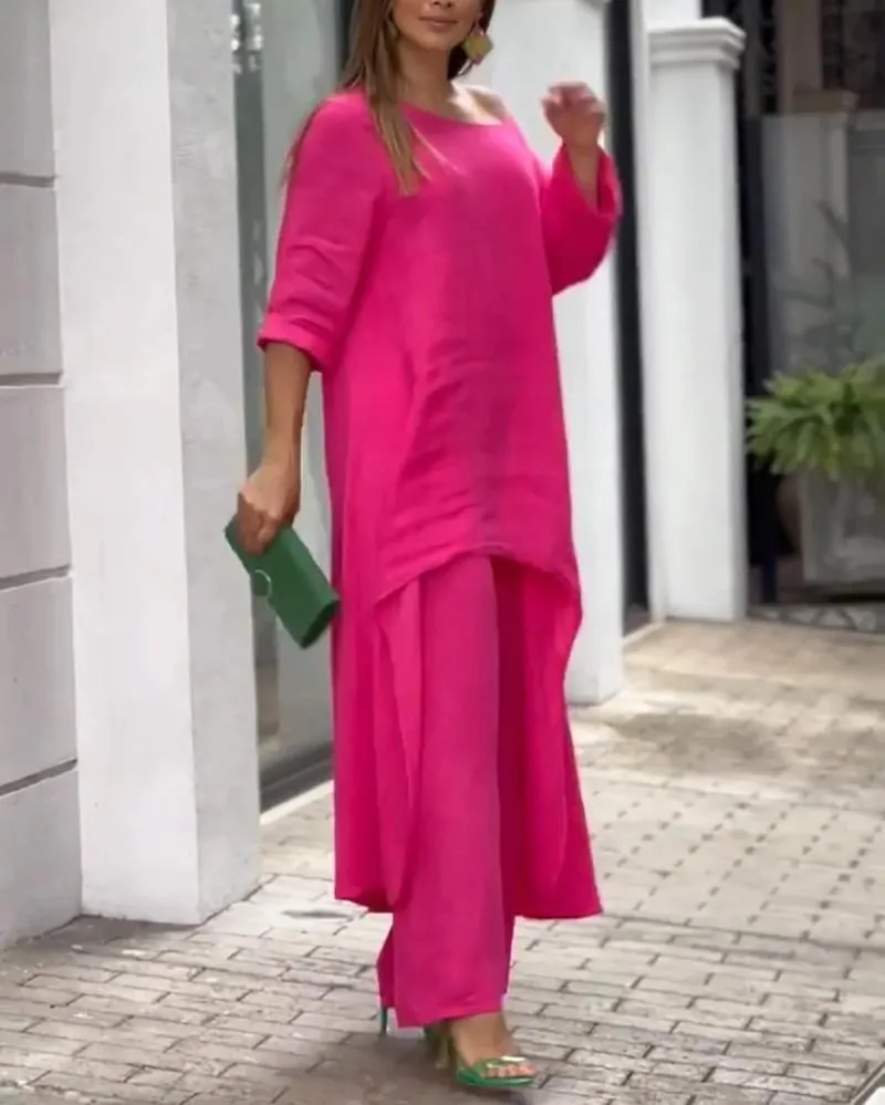 Begoña® | Casual linen set for women
