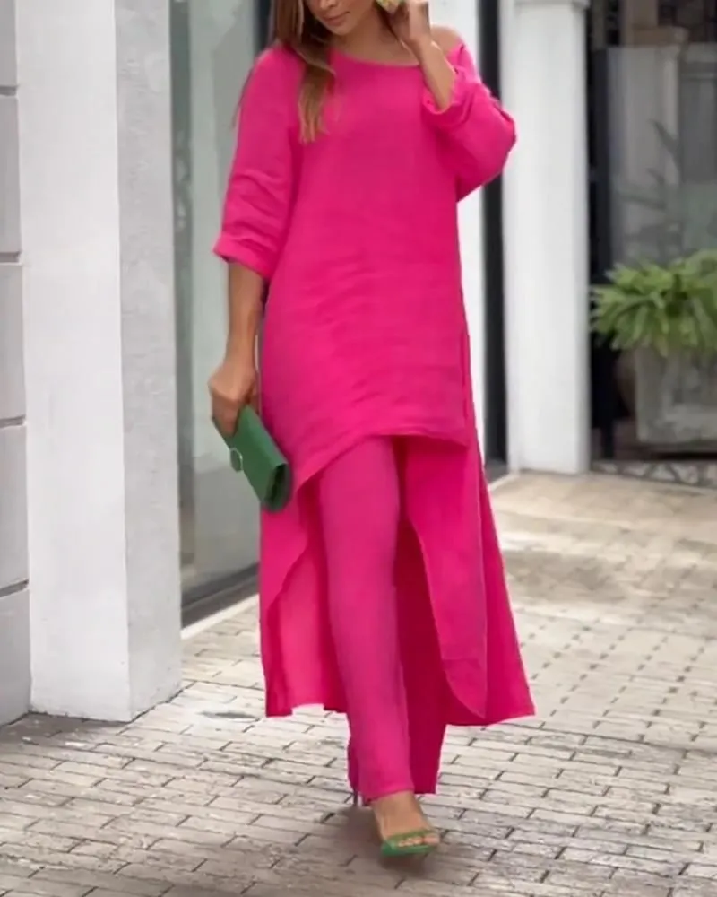 Begoña® | Casual linen set for women