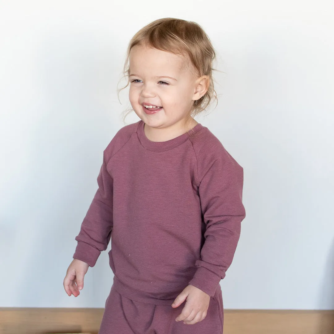 Berry Grow-With-Me Pullover