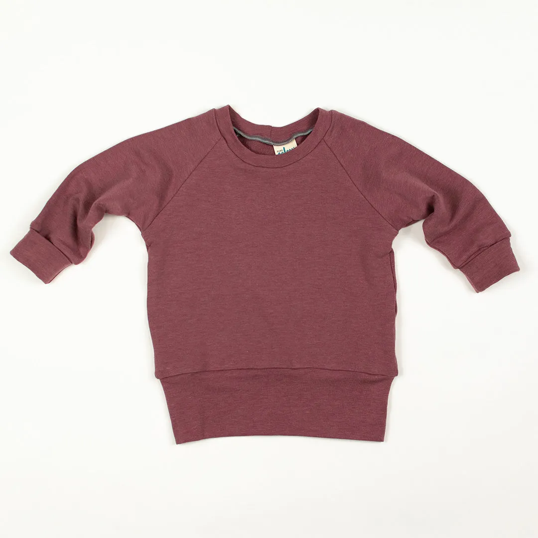 Berry Grow-With-Me Pullover