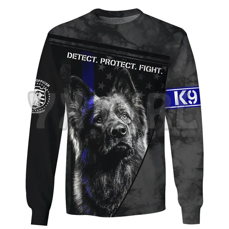 Best Friend For Life German Shepherd 3d Printed Sweatshirts Men For Women Pullovers Unisex Tops