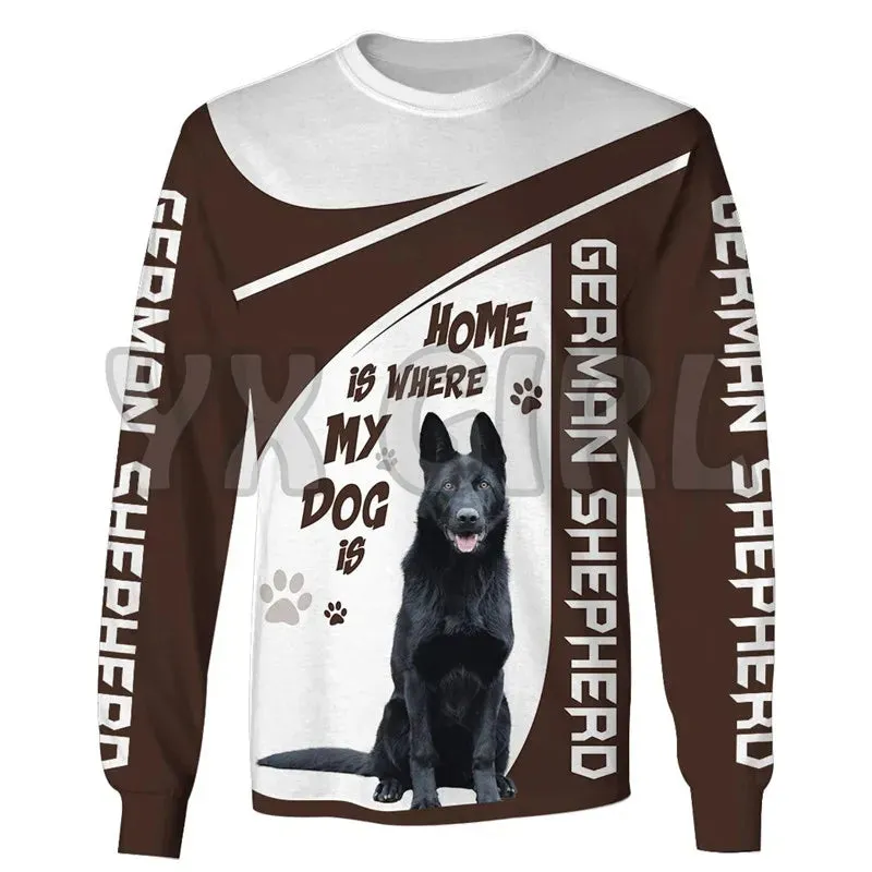 Best Friend For Life German Shepherd 3d Printed Sweatshirts Men For Women Pullovers Unisex Tops