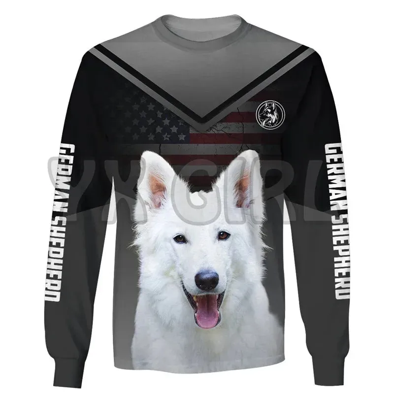 Best Friend For Life German Shepherd 3d Printed Sweatshirts Men For Women Pullovers Unisex Tops