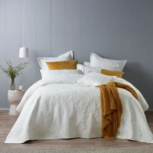 Bianca Bedding ANNORA BEDSPREAD SET WHITE
