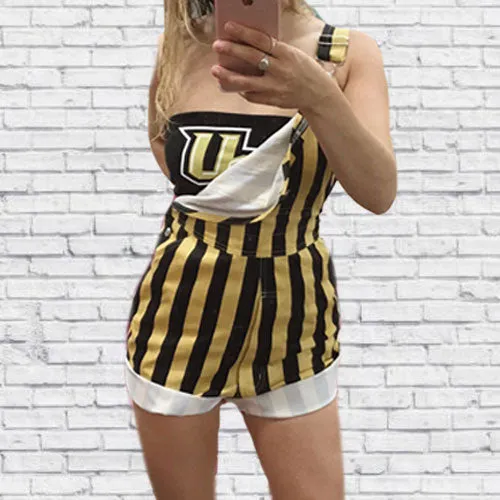 Black & Gold Overalls