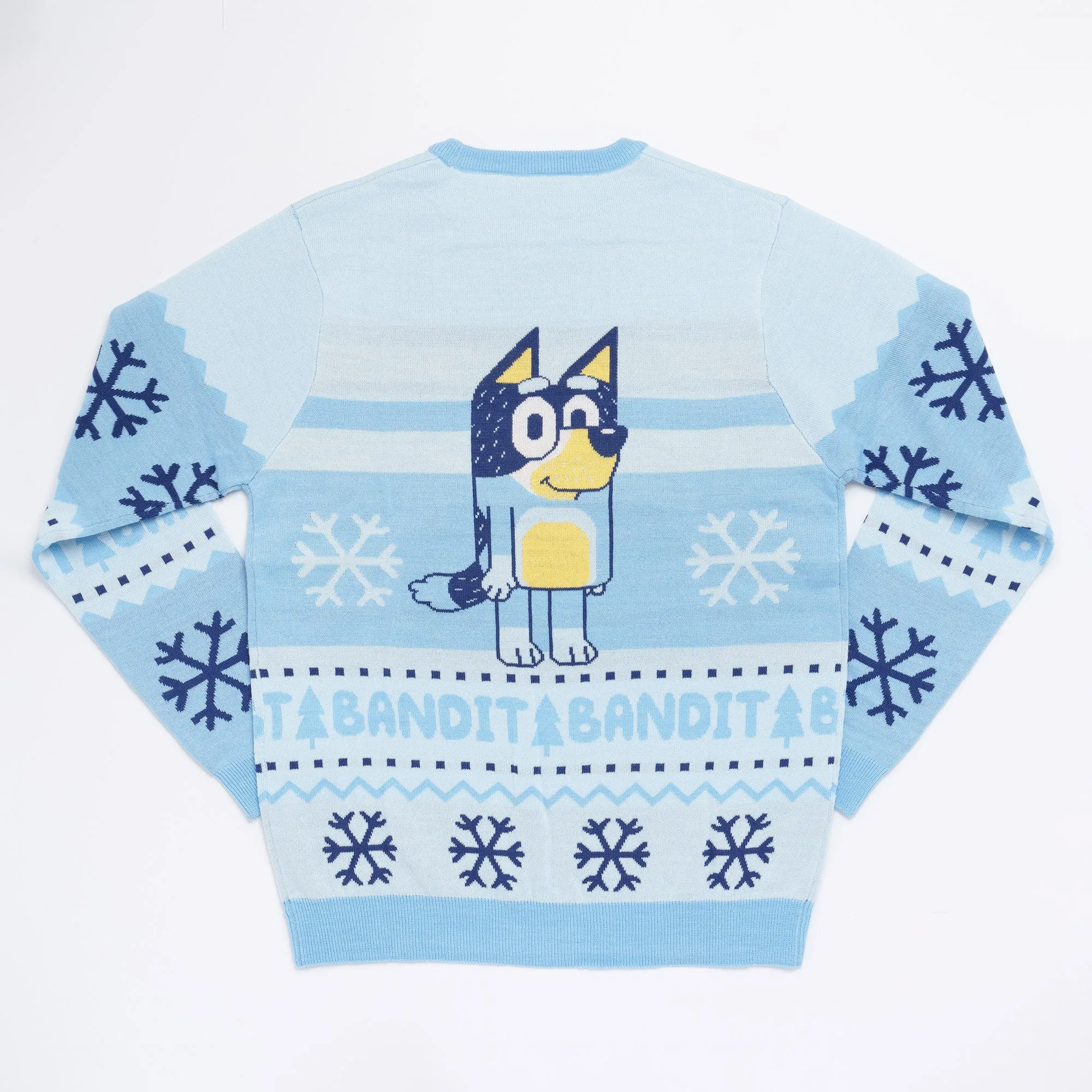 Bluey 'Bandit' Adults Knitted Christmas Jumper