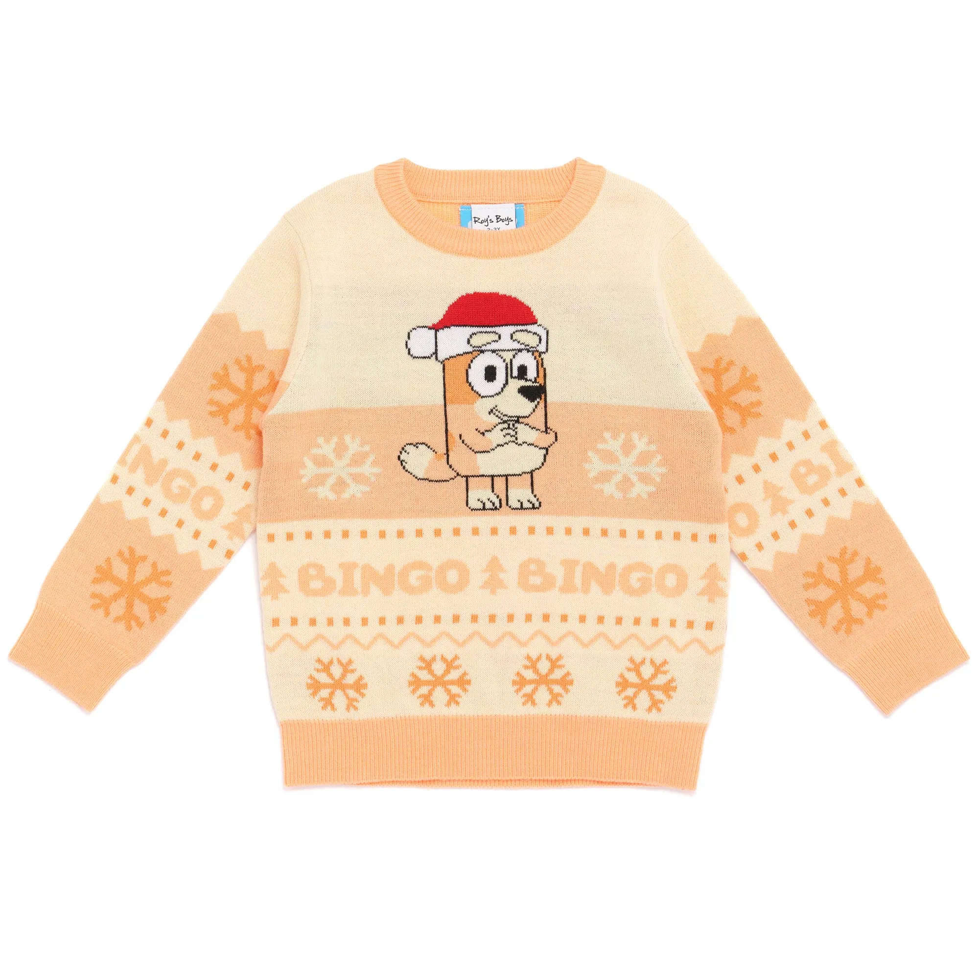 Bluey 'Bingo' Children's Knitted Christmas Jumper