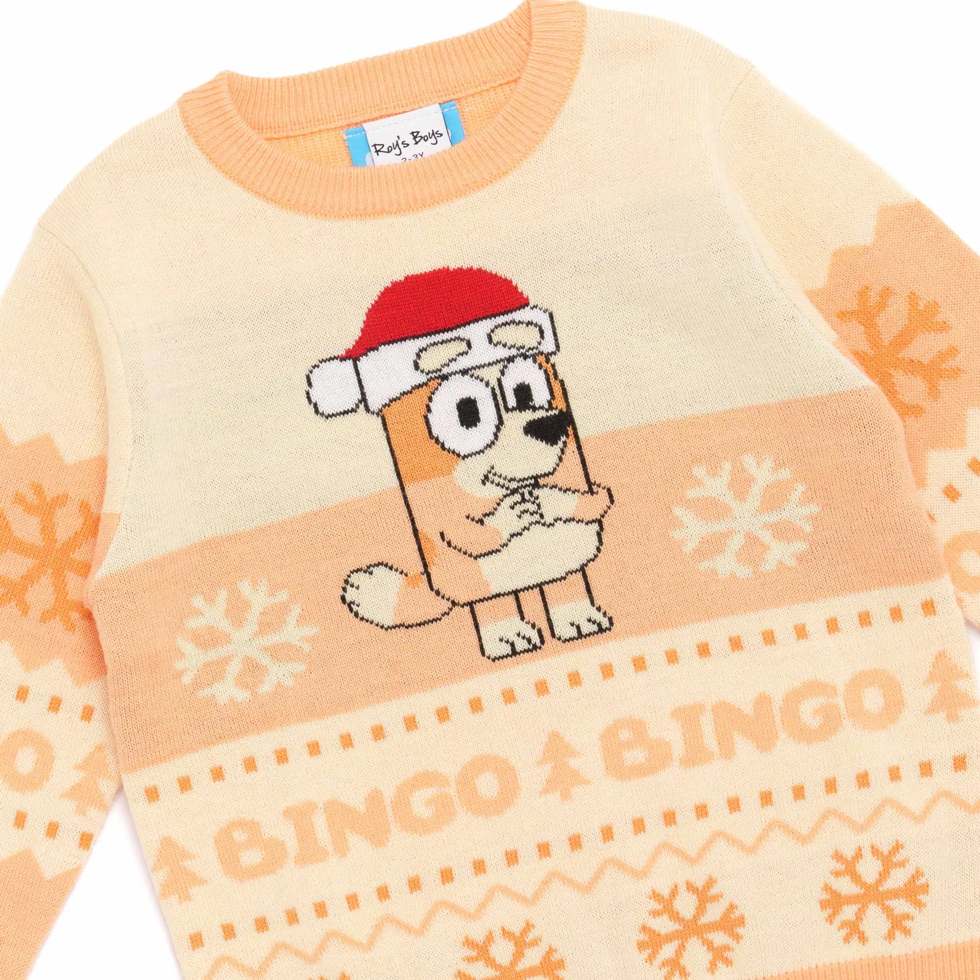 Bluey 'Bingo' Children's Knitted Christmas Jumper