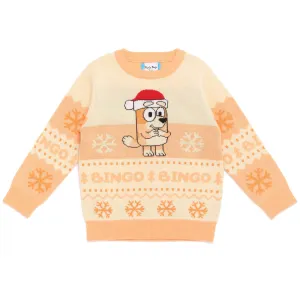 Bluey 'Bingo' Children's Knitted Christmas Jumper