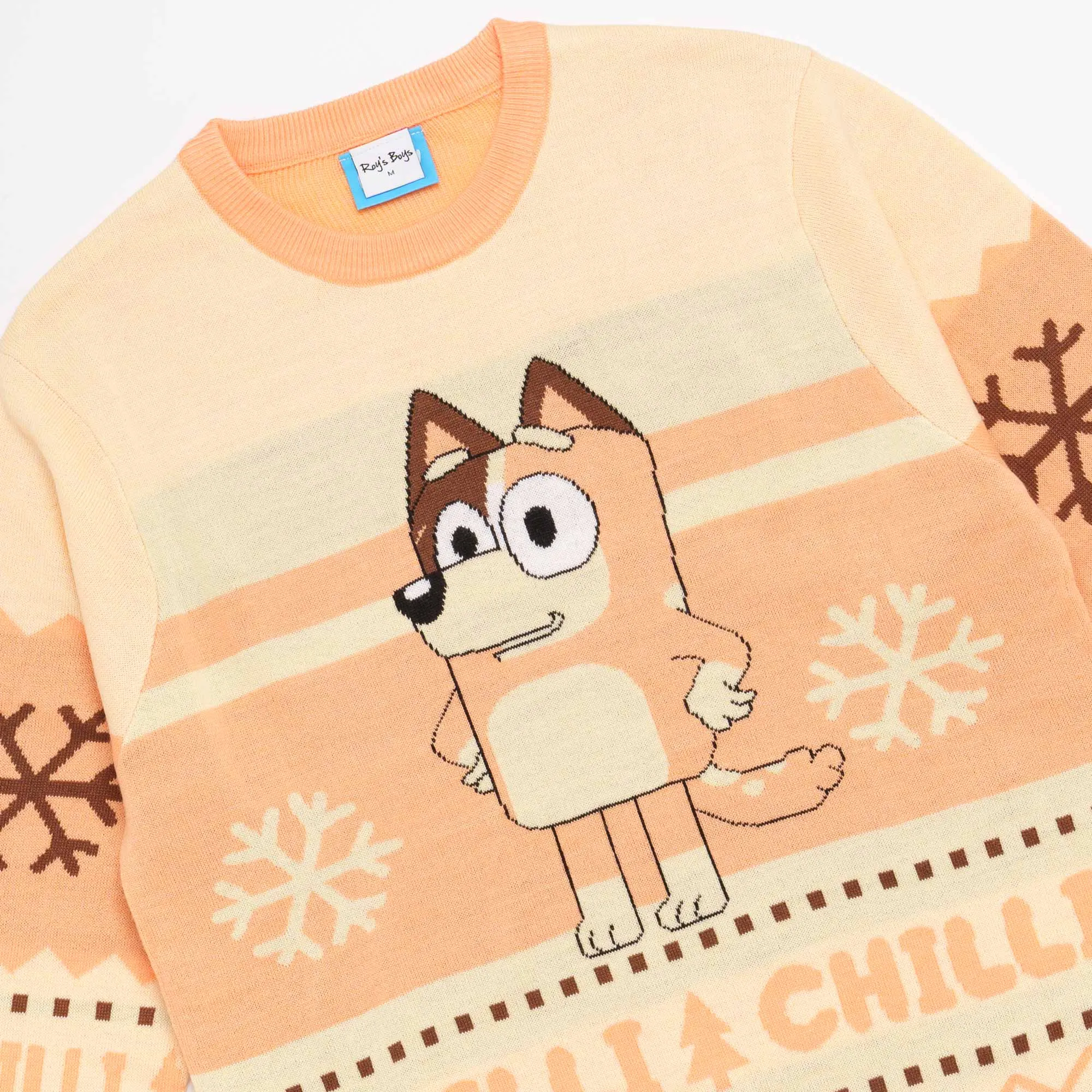 Bluey 'Chilli' Adults Knitted Christmas Jumper