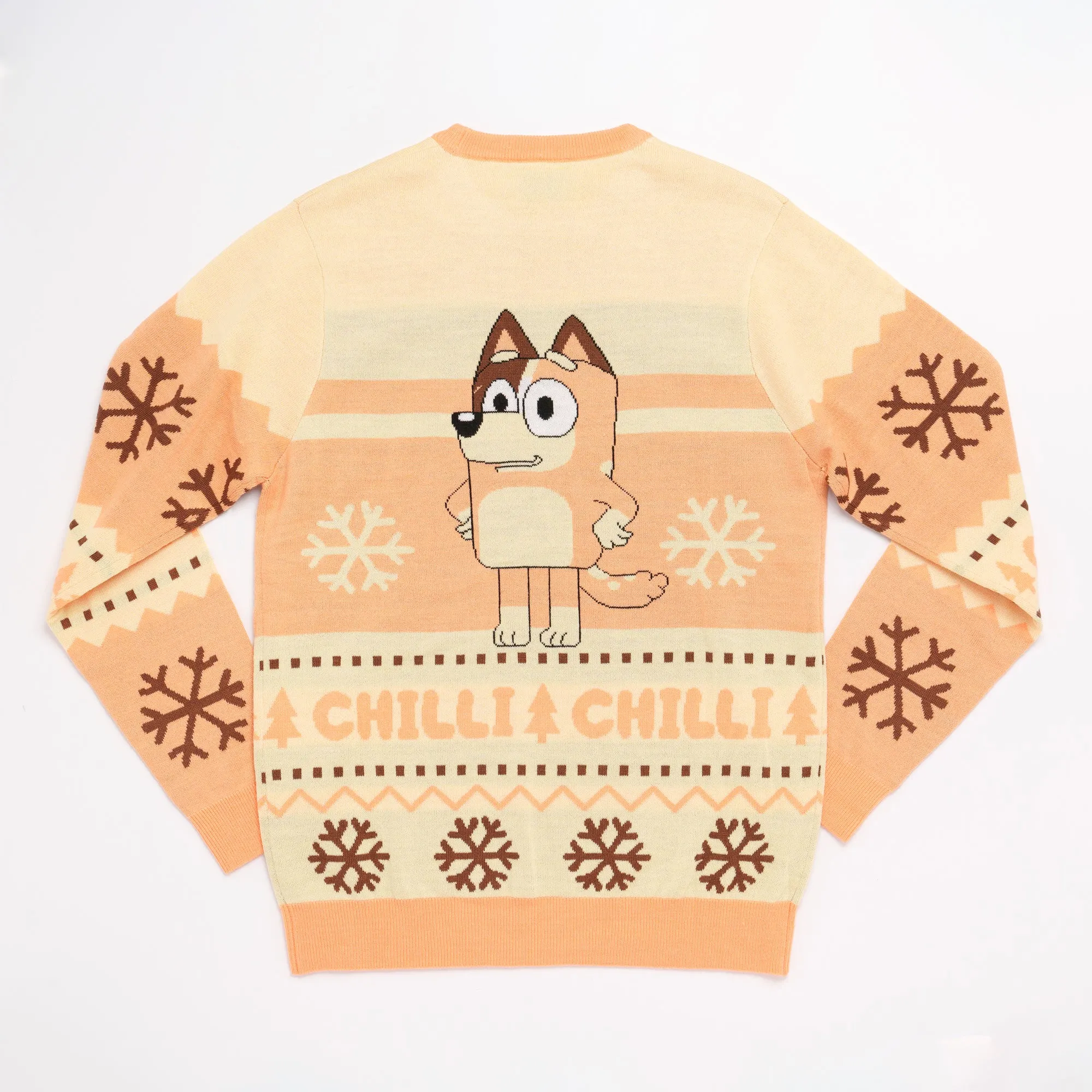 Bluey 'Chilli' Adults Knitted Christmas Jumper