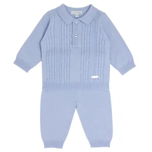 Boys Cable and Rib Knitted Set