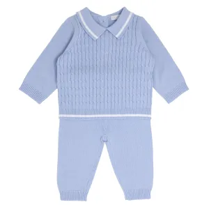 Boys Cable Knitted 2 Piece Set
