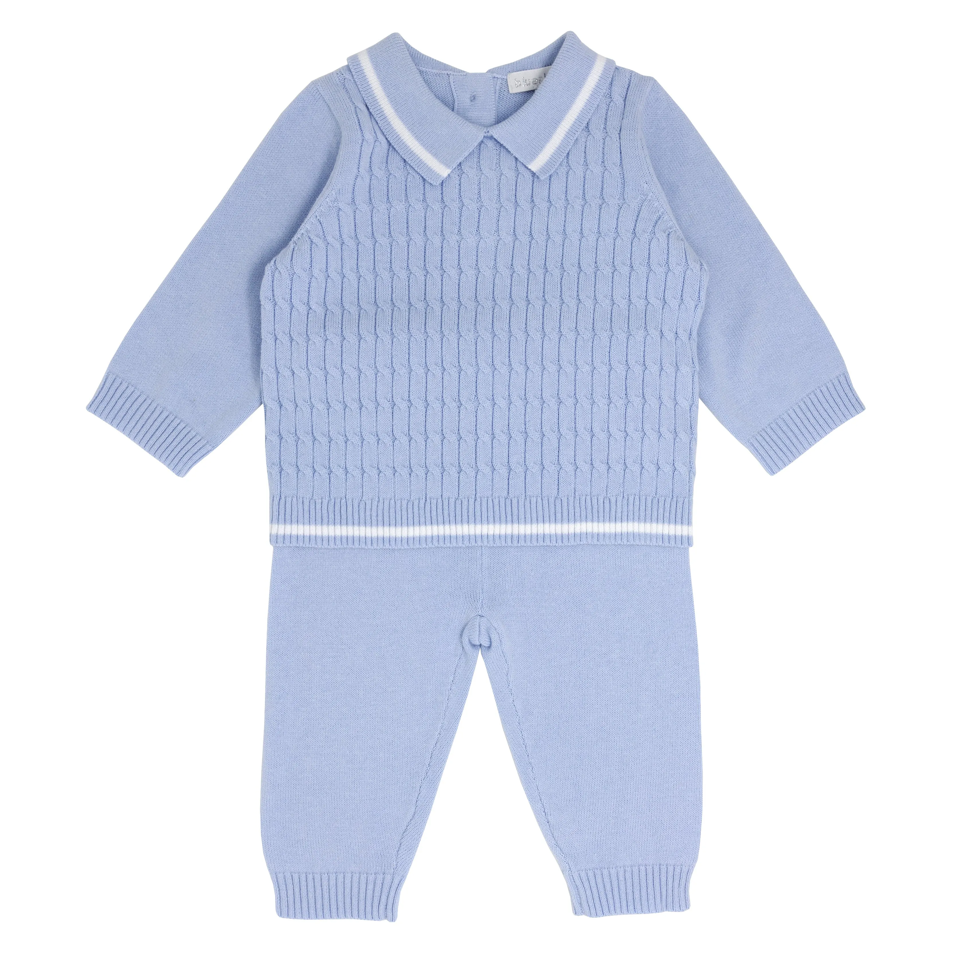 Boys Cable Knitted 2 Piece Set