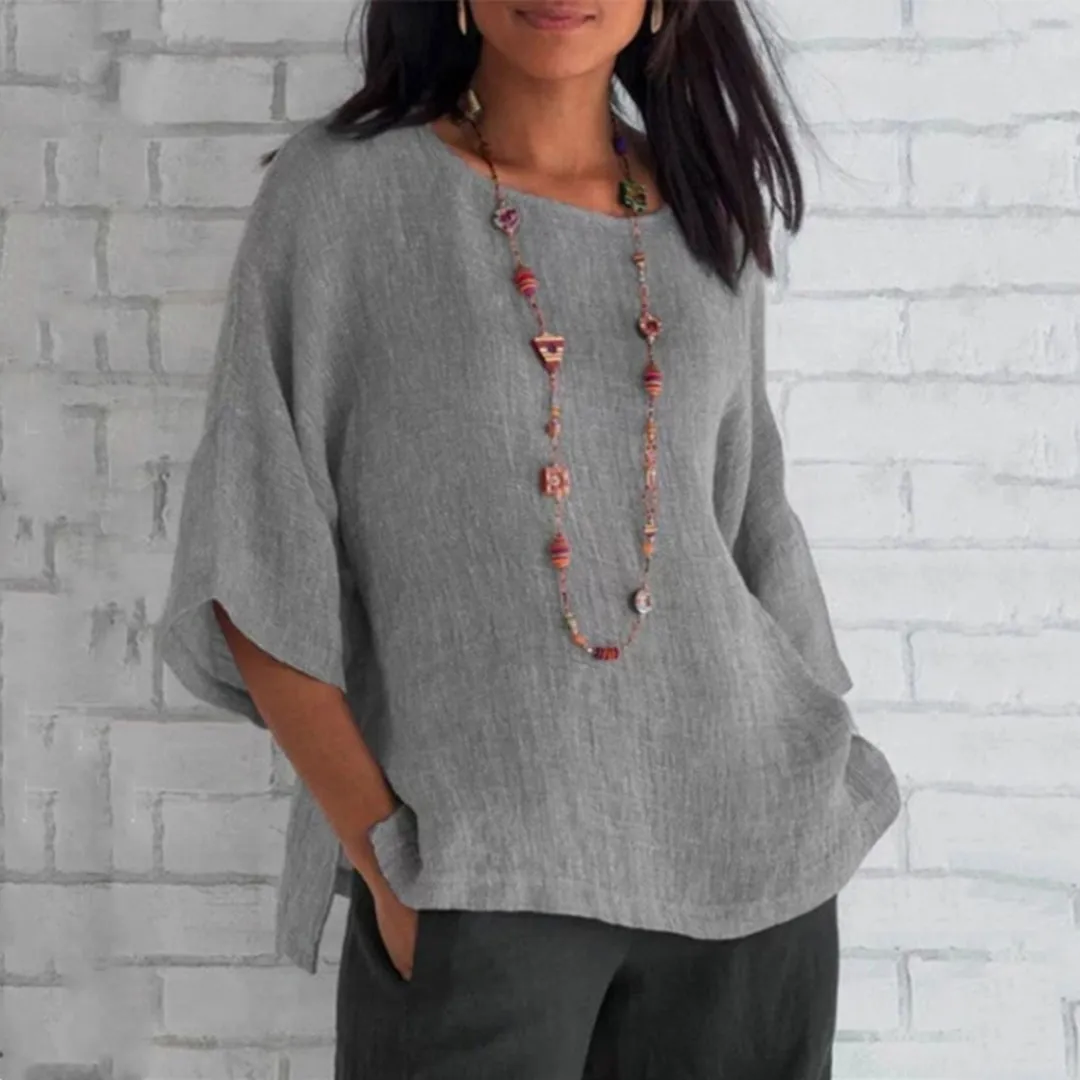 Brittli® | Blouse Casual Linen For Everyday Suitable For Women