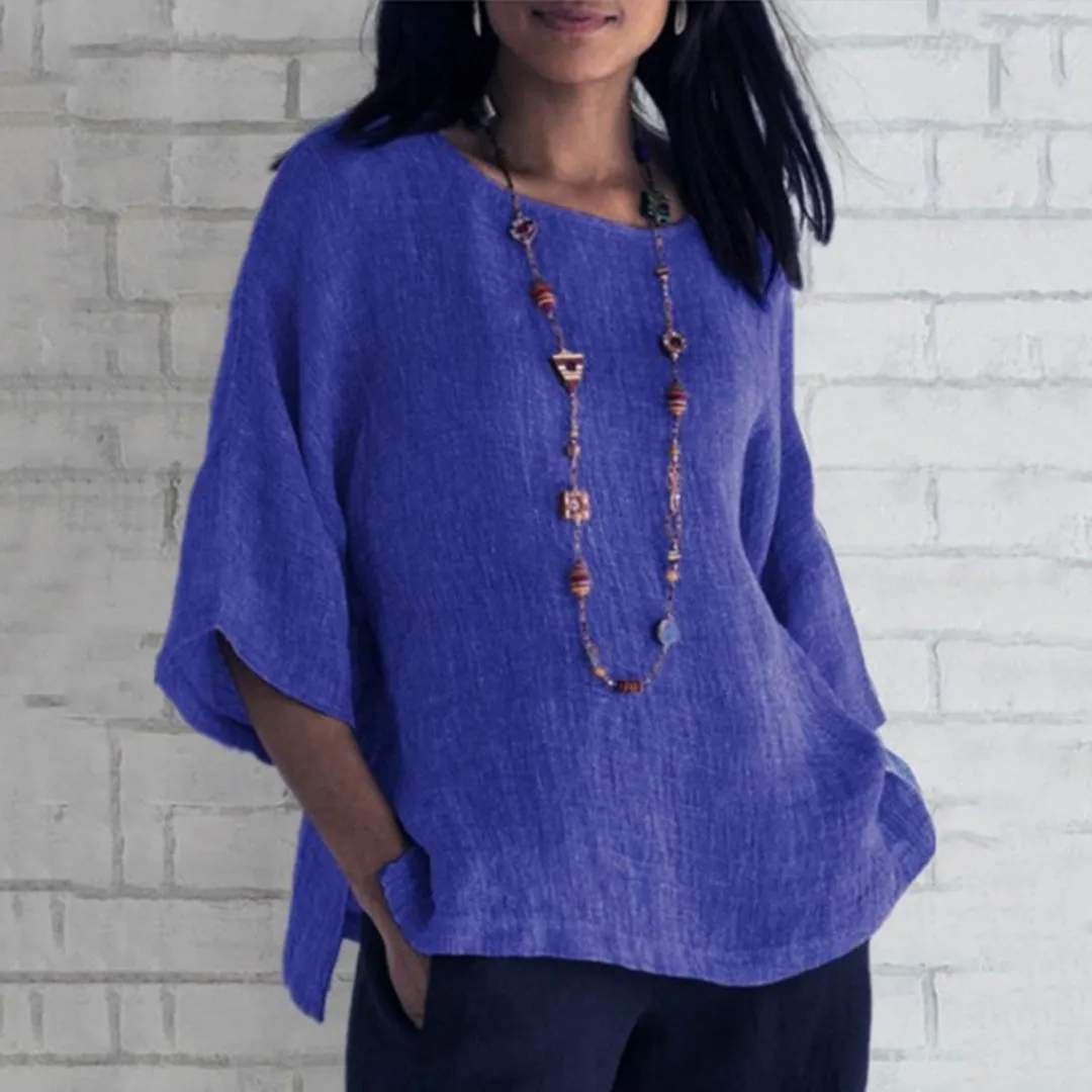 Brittli® | Blouse Casual Linen For Everyday Suitable For Women