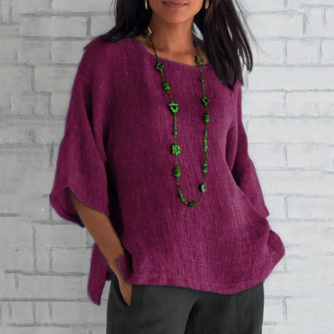 Brittli® | Blouse Casual Linen For Everyday Suitable For Women