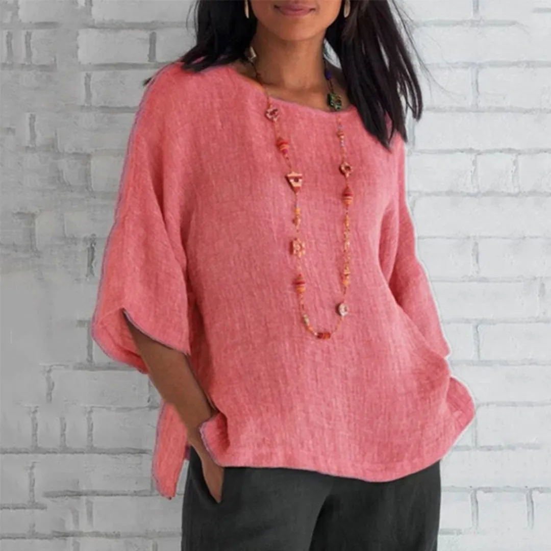 Brittli® | Blouse Casual Linen For Everyday Suitable For Women