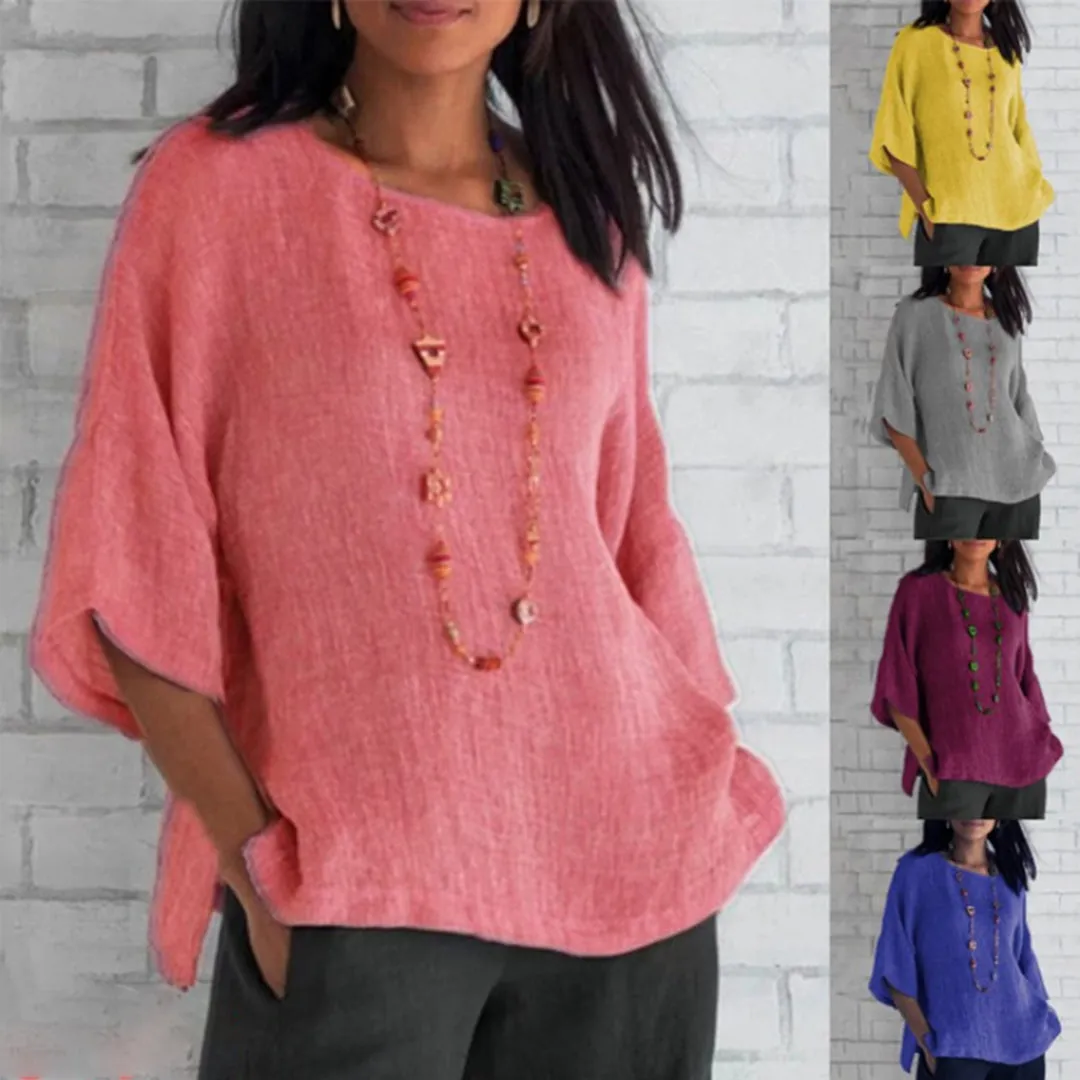 Brittli® | Blouse Casual Linen For Everyday Suitable For Women