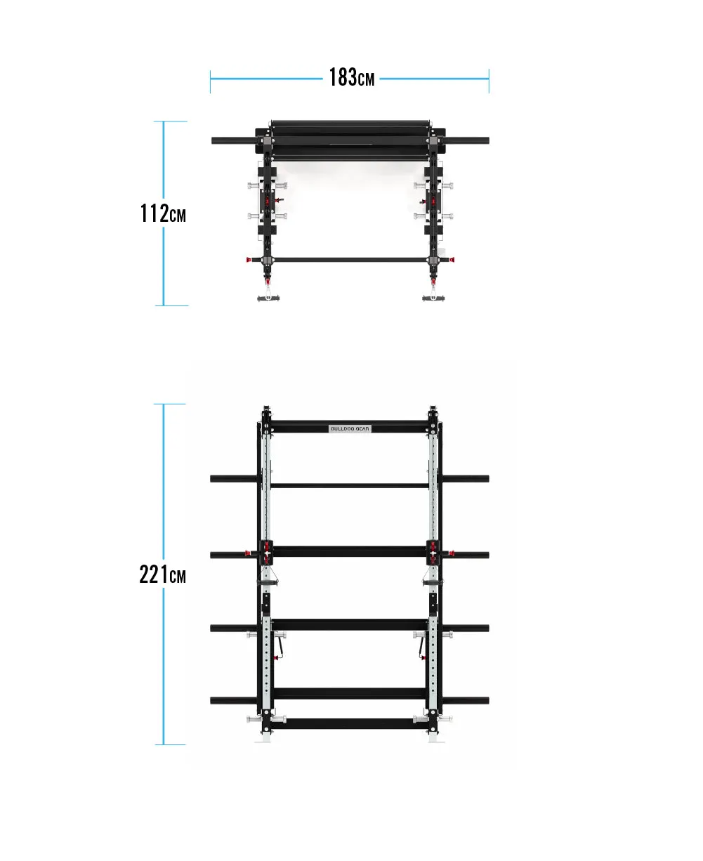 Bulldog Gear - Home Gym Nemesis Performance Rack