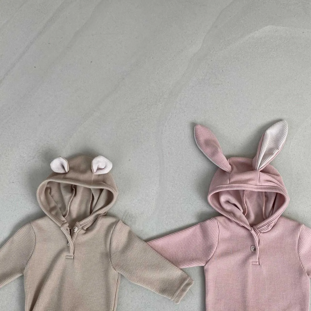 Bunny Baby Bodysuit | Blush