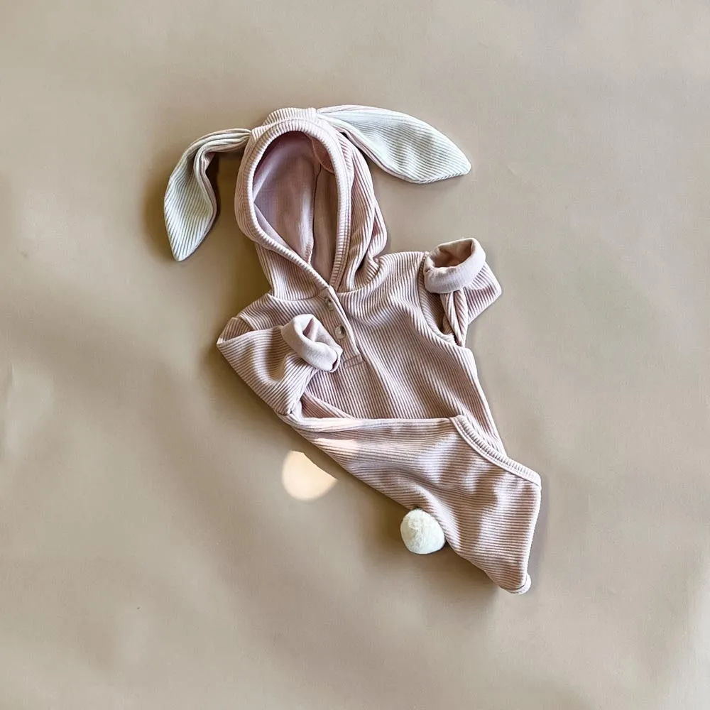 Bunny Baby Bodysuit | Blush