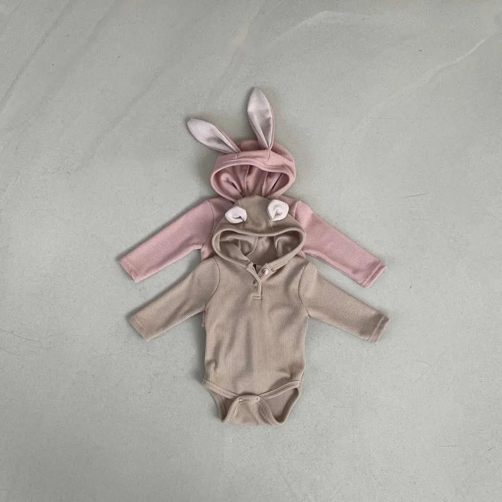 Bunny Baby Bodysuit | Blush