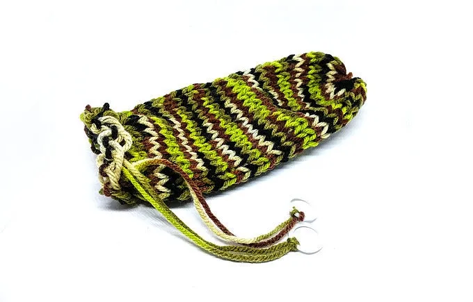Camouflage Dice Bag, Drawstring Bag, DND, Dice Pouch
