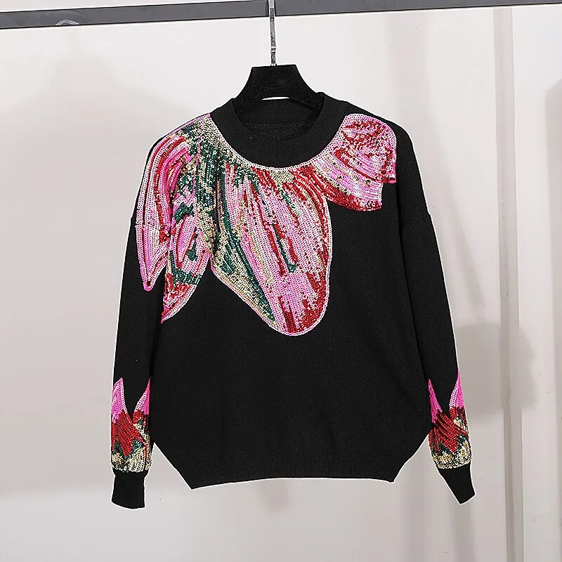 Casual Women Knitted sets Large size