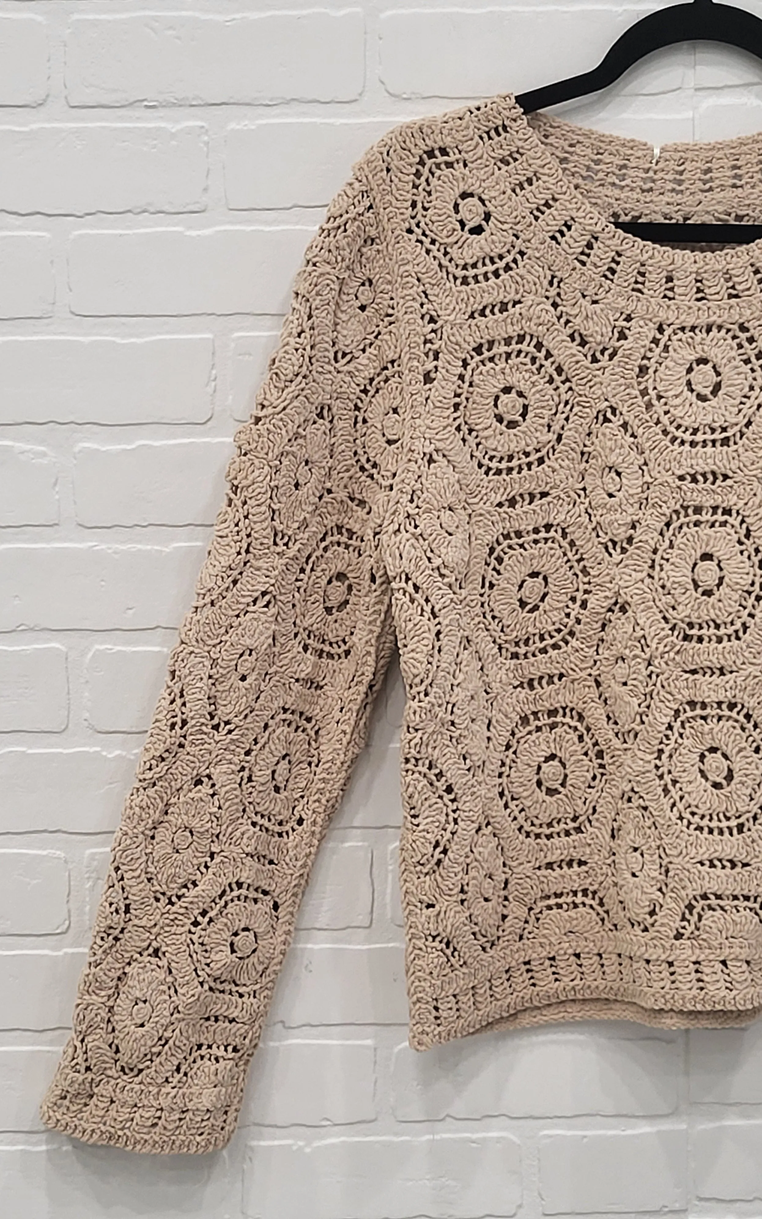 Cecilia Crochet Sweater