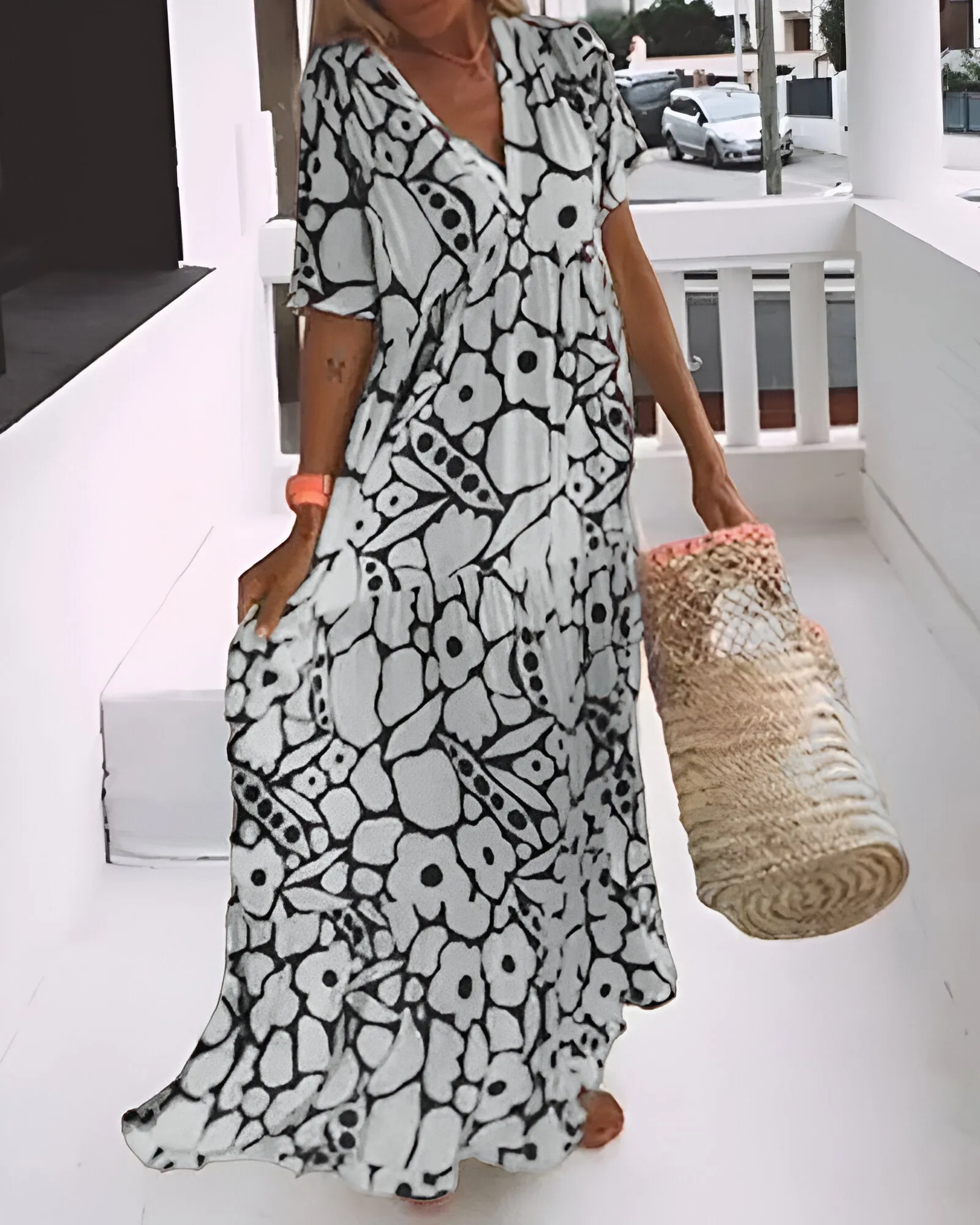 Charlotte | Printed Midi Dress