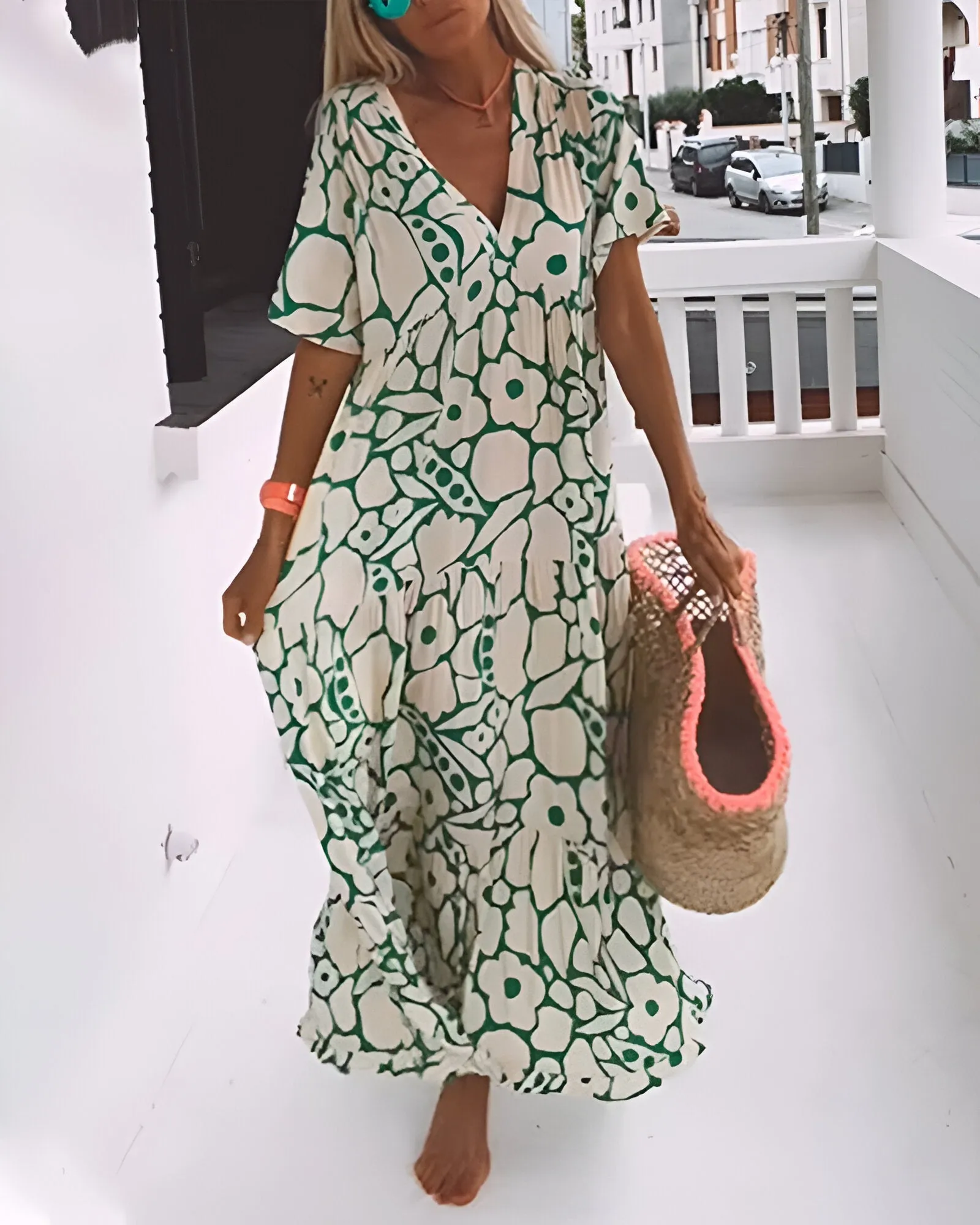 Charlotte | Printed Midi Dress