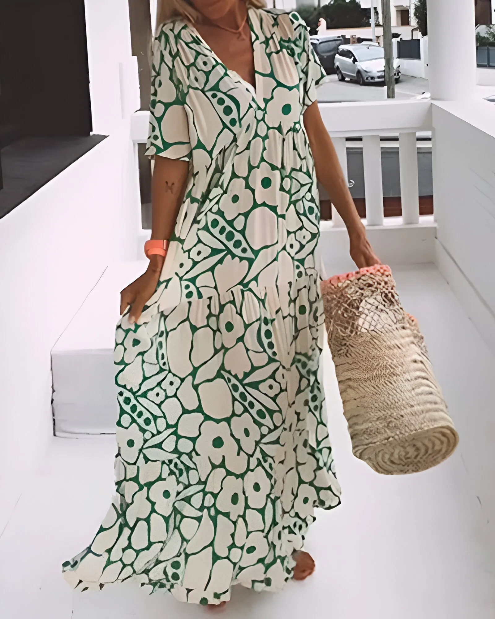 Charlotte | Printed Midi Dress
