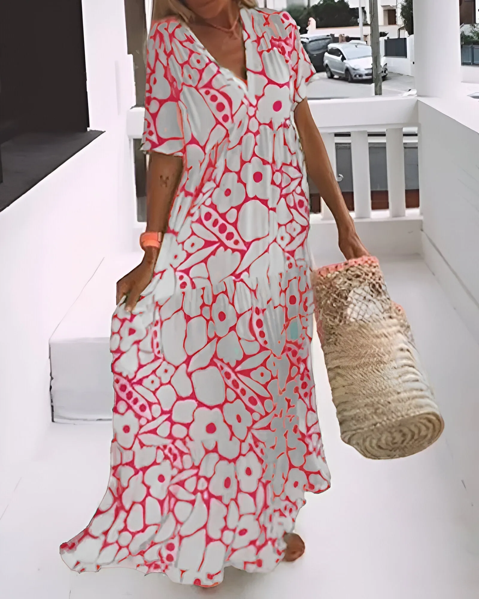 Charlotte | Printed Midi Dress